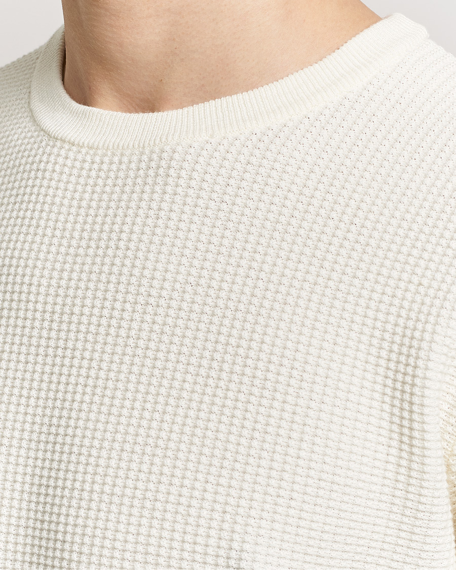 Herren | Pullover | Stenströms | Organic Cotton Crew Neck White