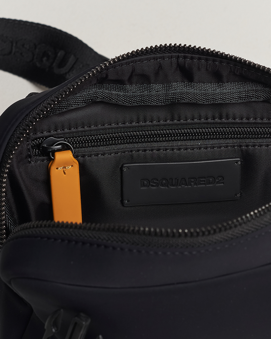 Herren | Dsquared2 Sport Tape Belt Bag Black | Dsquared2 | Sport Tape Belt Bag Black