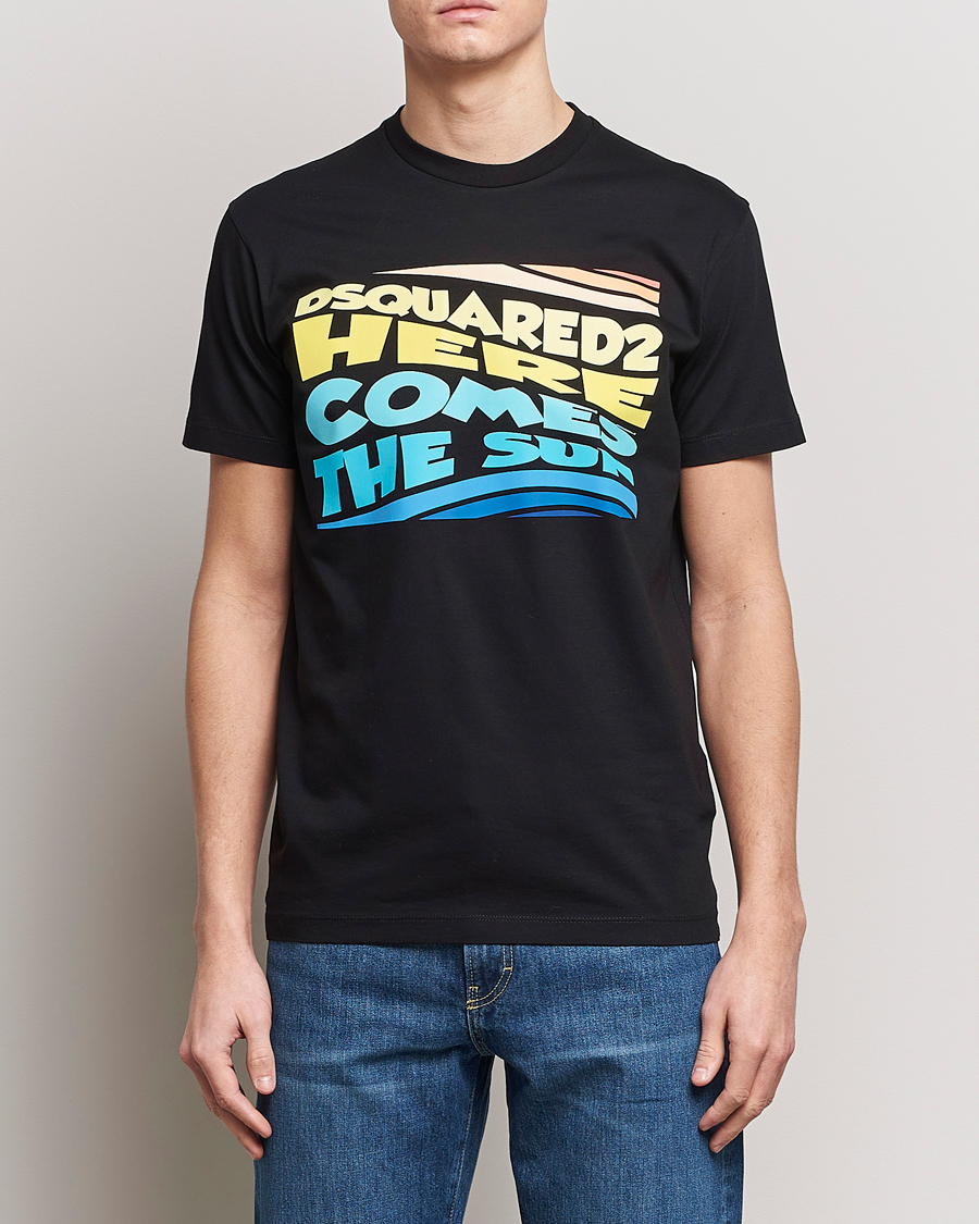 Herren | Schwartze t-shirts | Dsquared2 | Cool Fit Crew Neck T-Shirt Black