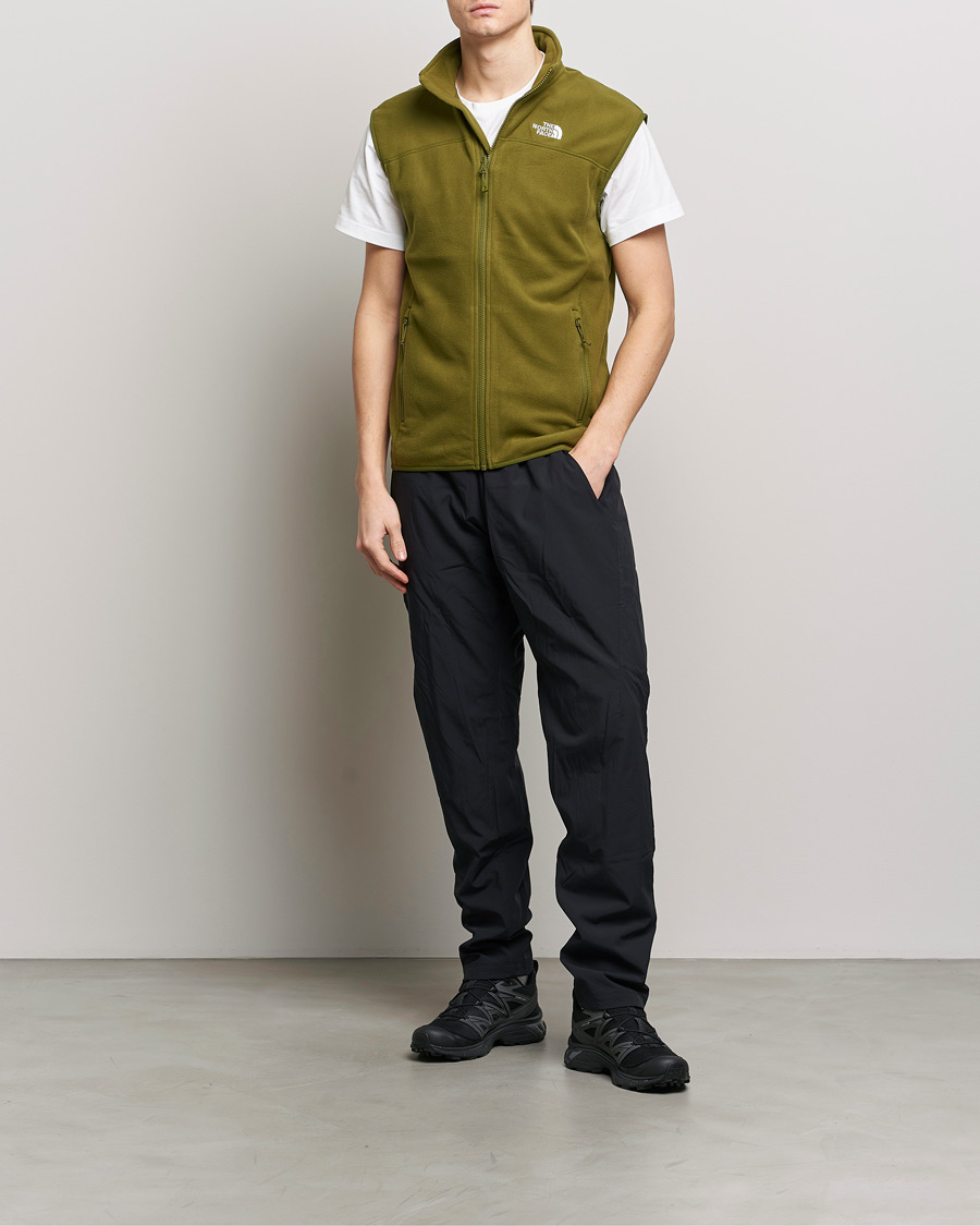 Herren | Pullover | The North Face | Glaicer Fleece Vest New Taupe Green