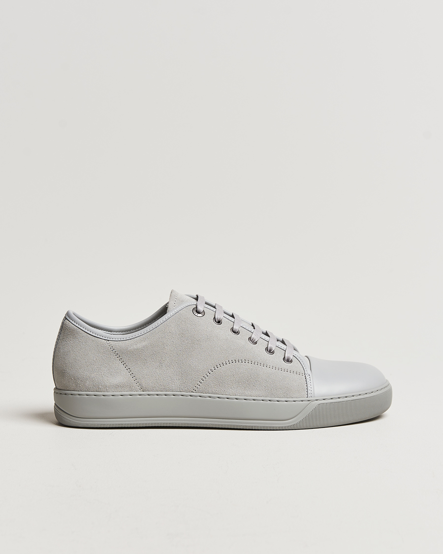Herren | Lanvin Nappa Cap Toe Sneaker Light Grey | Lanvin | Nappa Cap Toe Sneaker Light Grey