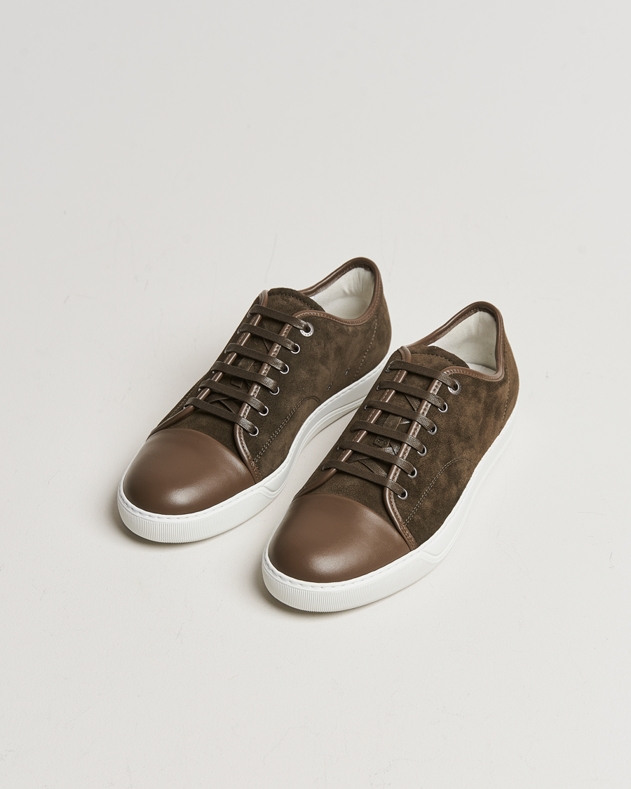 Herren | Schuhe | Lanvin | Nappa Cap Toe Sneaker Khaki