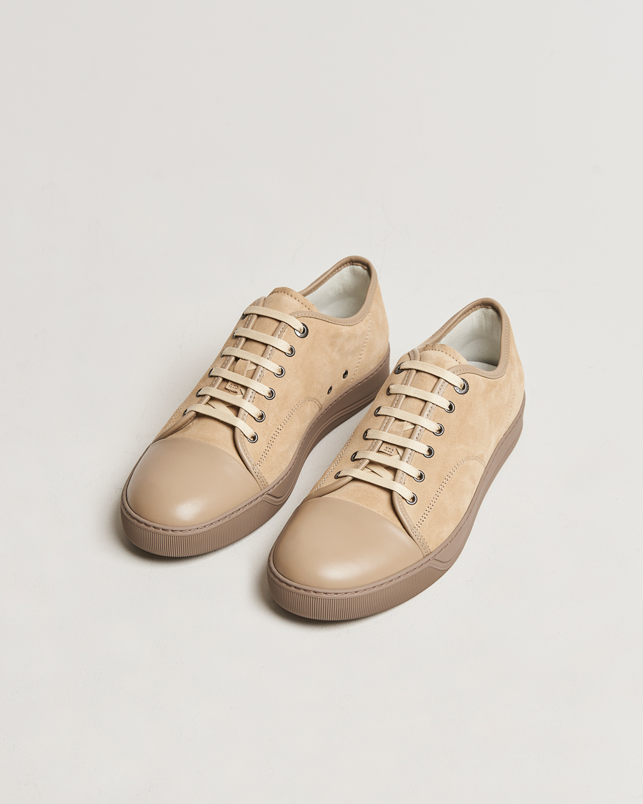 Herren | Schuhe | Lanvin | Nappa Cap Toe Sneaker Light Brown