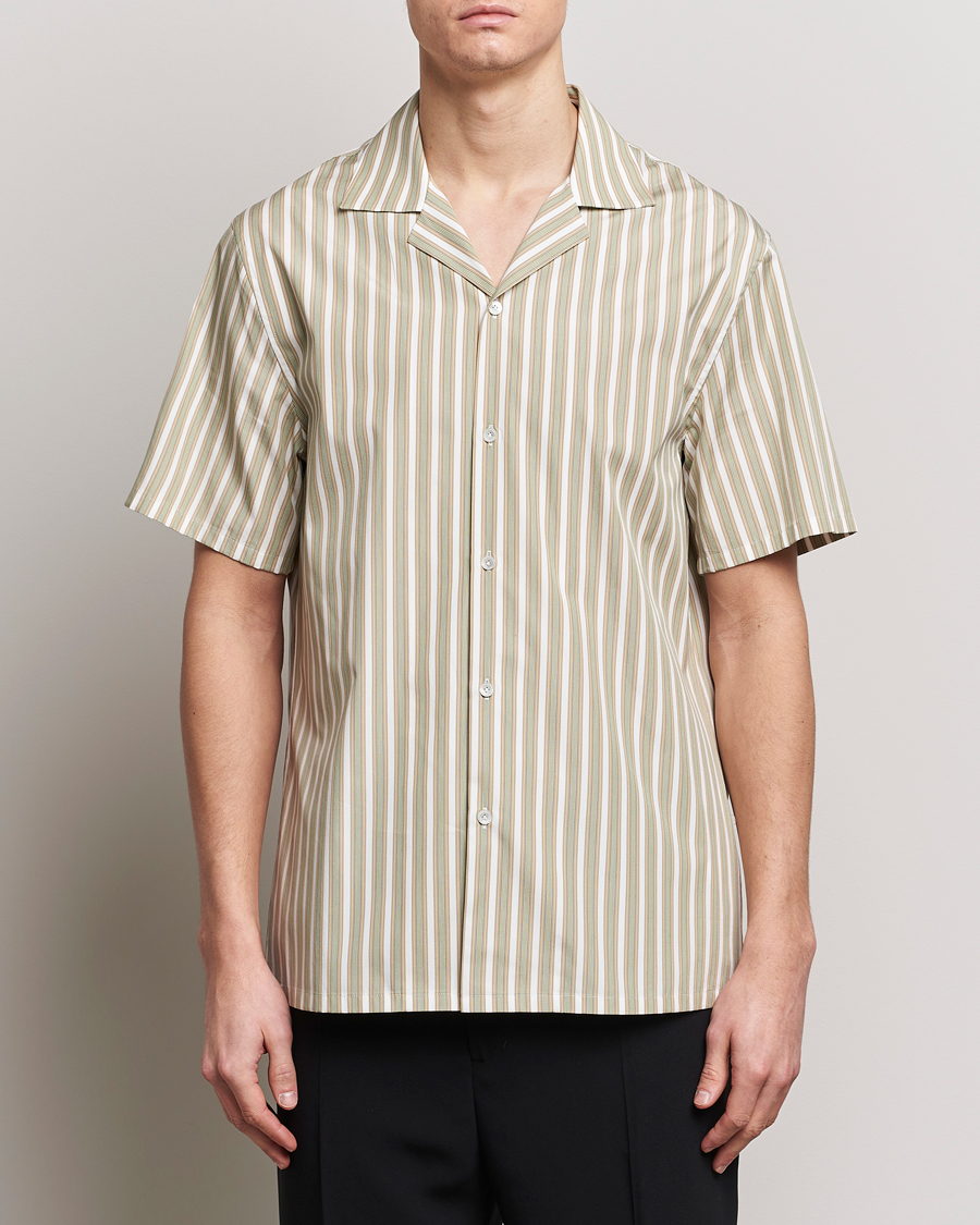 Herren | Hemden | Lanvin | Short Sleeve Camp Shirt Green