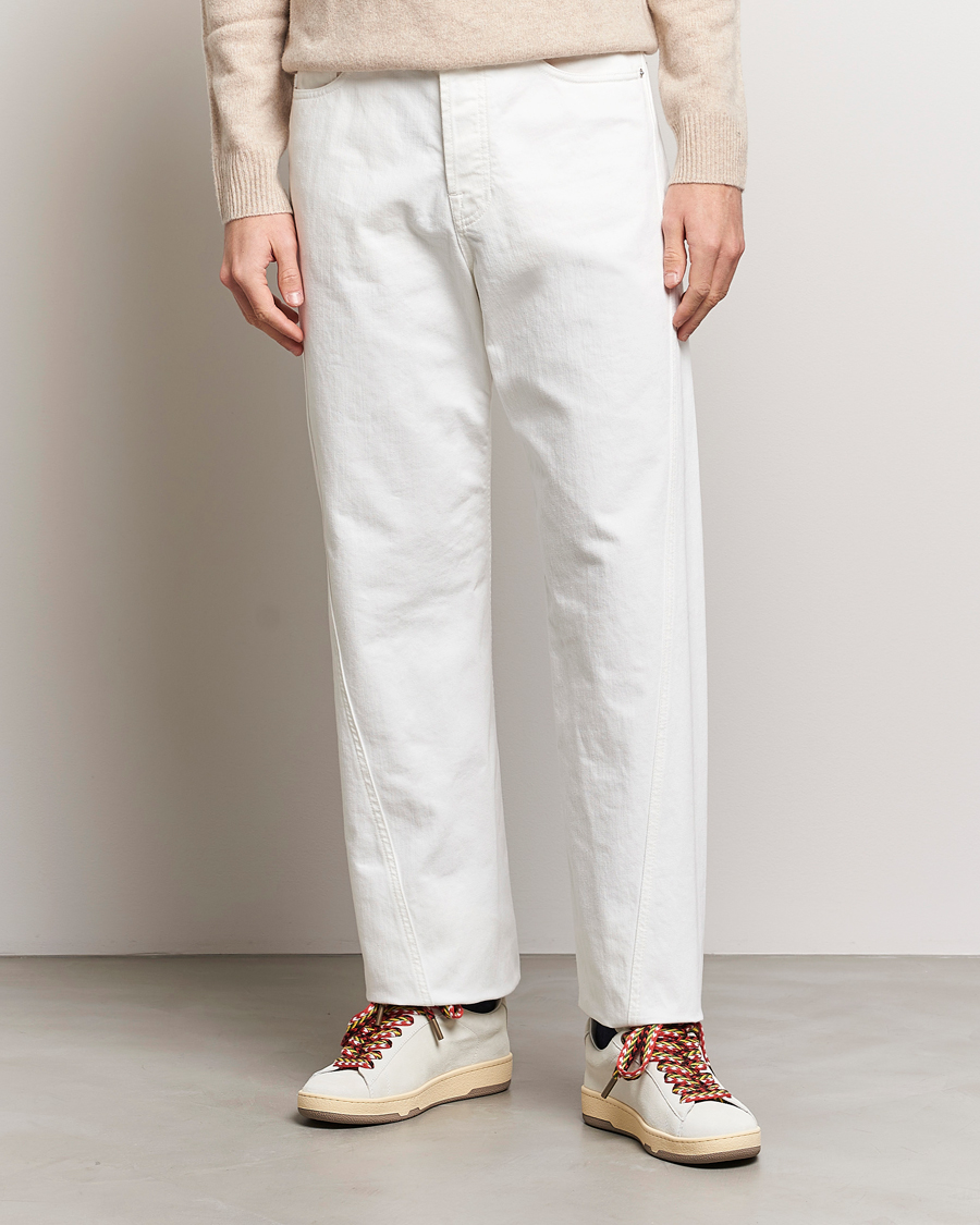 Herren | Hosen | Lanvin | Regular Fit 5-Pocket Pants Optic White