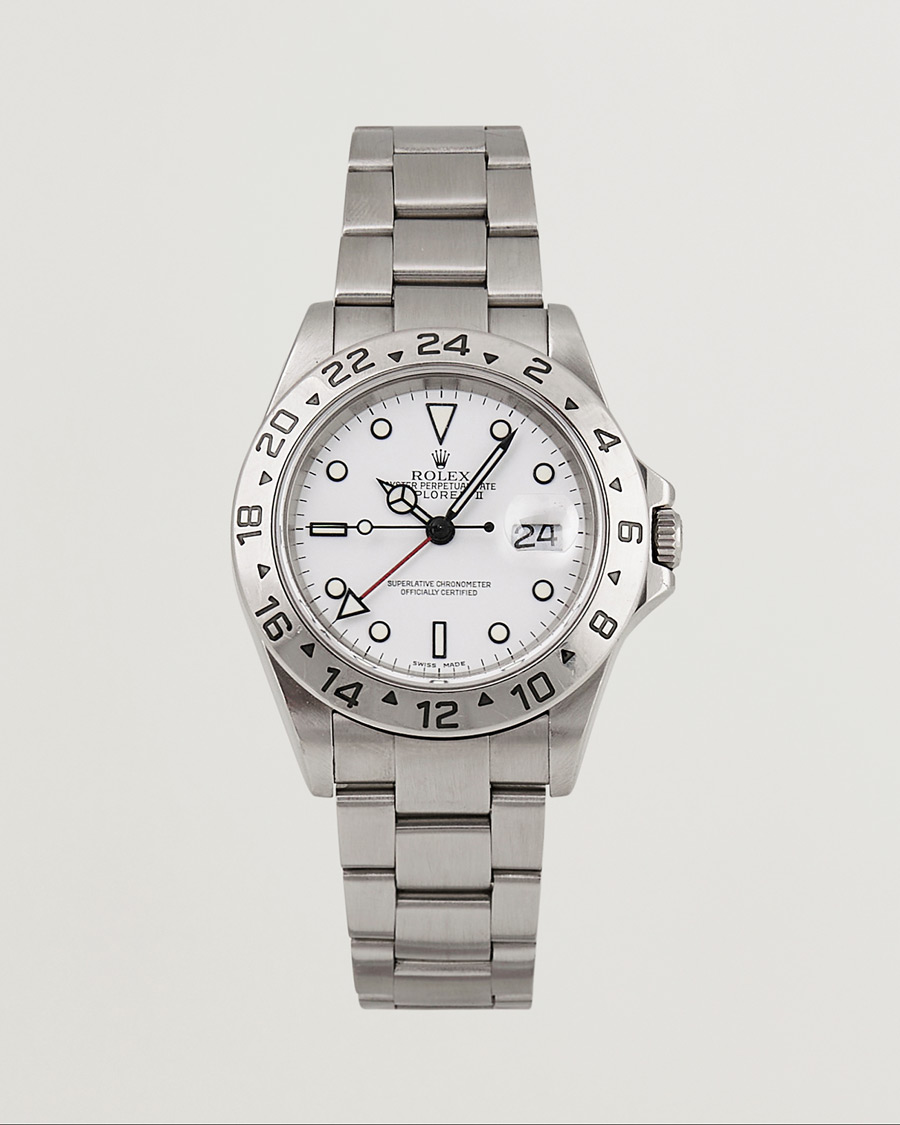 Herren | Rolex Pre-Owned Explorer II 16570 Silver | Rolex Pre-Owned | Explorer II 16570 Silver