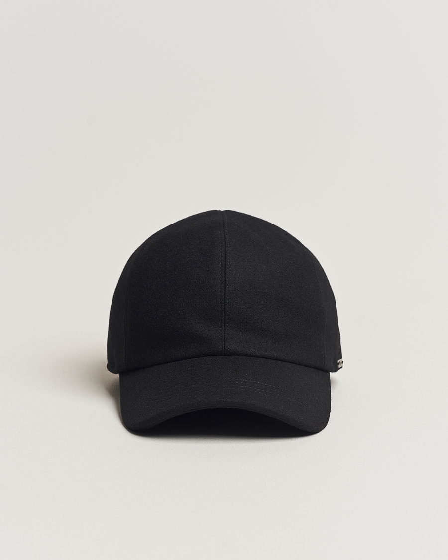 Herren | Hüte & Mützen | Wigéns | Baseball Classic Melton Wool Black