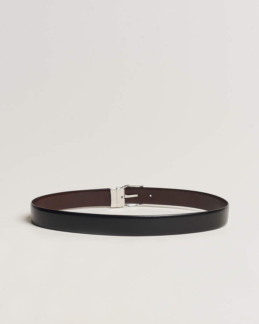Herren | Italian Department | Anderson's | Reversible Leather Belt 3,5 cm Black/Brown