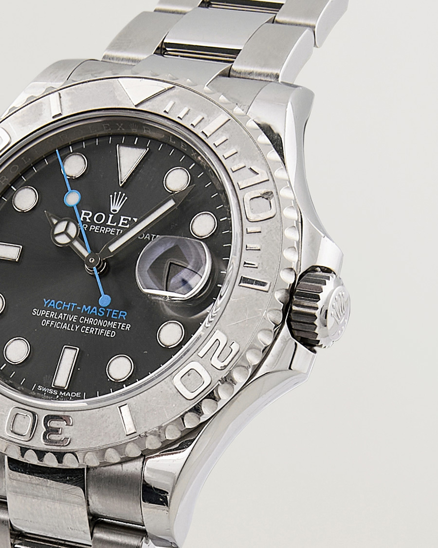 Herren | Rolex Pre-Owned Yacht Master 116622 Oyster Perpetual Silver | Rolex Pre-Owned | Yacht Master 116622 Oyster Perpetual Silver