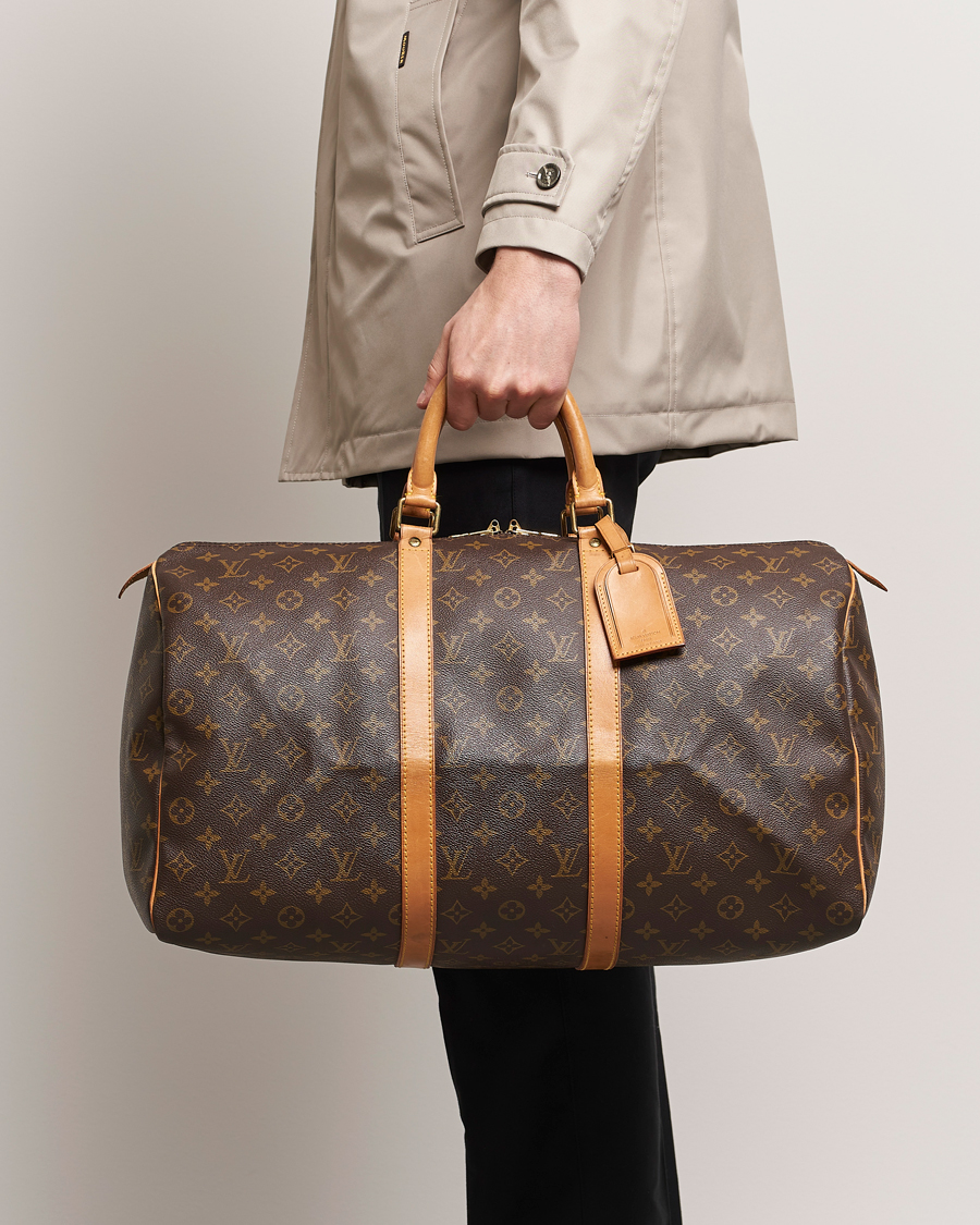 Herren | Louis Vuitton Pre-Owned Keepall 50 Bag Monogram | Louis Vuitton Pre-Owned | Keepall 50 Bag Monogram