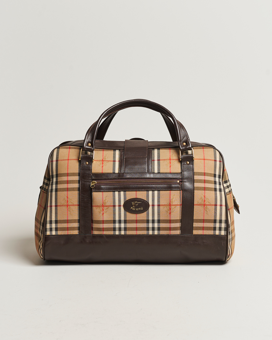 Herren | Burberry Pre-Owned Carry On Travel Bag Haymarket Check | Burberry Pre-Owned | Carry On Travel Bag Haymarket Check