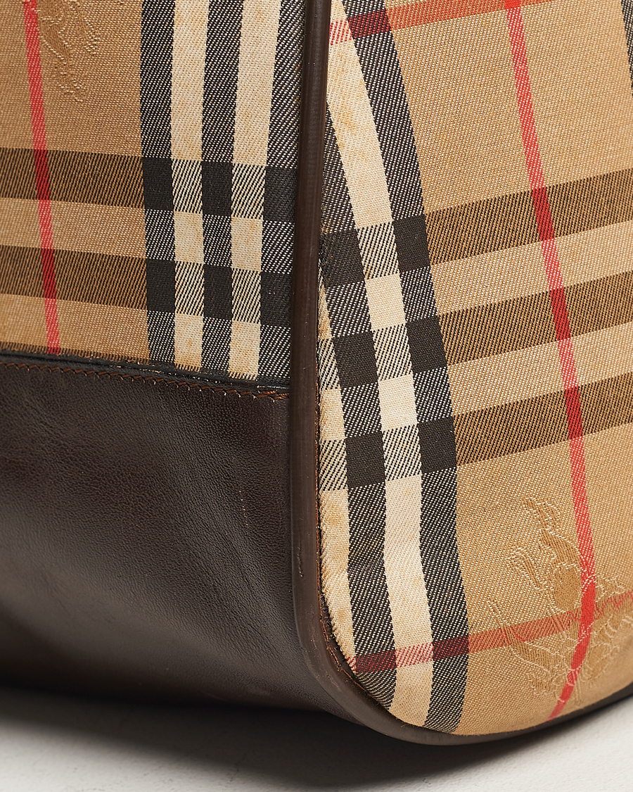 Herren | Burberry Pre-Owned Carry On Travel Bag Haymarket Check | Burberry Pre-Owned | Carry On Travel Bag Haymarket Check