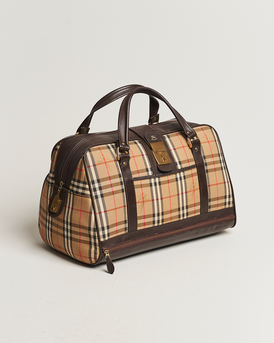Herren | Burberry Pre-Owned Carry On Travel Bag Haymarket Check | Burberry Pre-Owned | Carry On Travel Bag Haymarket Check