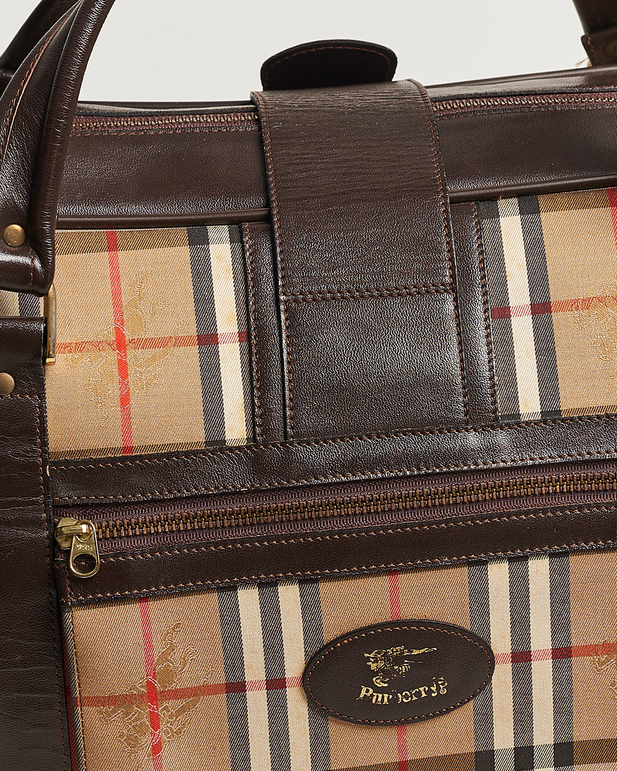 Herren | Burberry Pre-Owned Carry On Travel Bag Haymarket Check | Burberry Pre-Owned | Carry On Travel Bag Haymarket Check