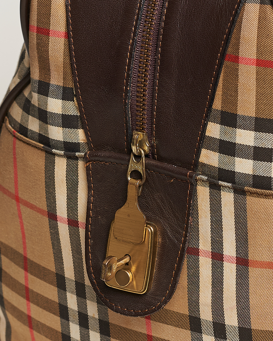 Herren | Burberry Pre-Owned Carry On Travel Bag Haymarket Check | Burberry Pre-Owned | Carry On Travel Bag Haymarket Check