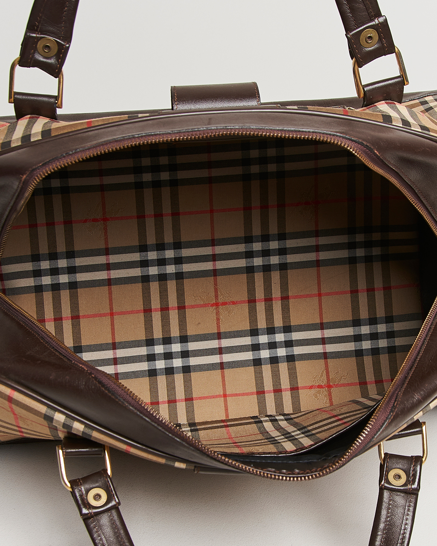 Herren | Burberry Pre-Owned Carry On Travel Bag Haymarket Check | Burberry Pre-Owned | Carry On Travel Bag Haymarket Check