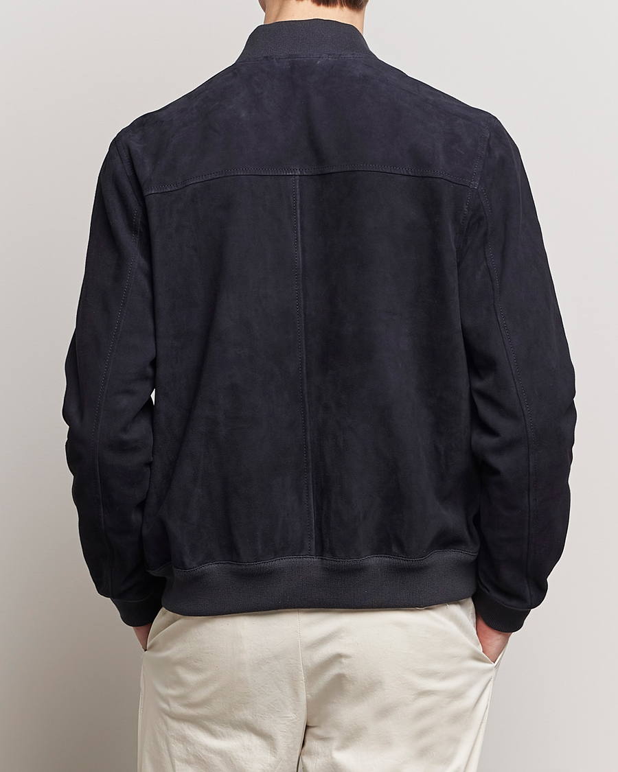 Herren | Jacken | Valstar | Zip Suede Jacket Navy