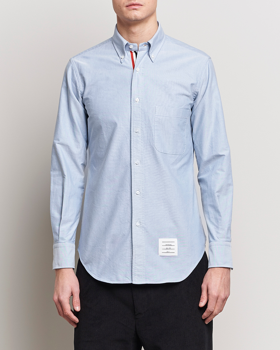 Herren |  | Thom Browne | Placket Oxford Shirt Light Blue