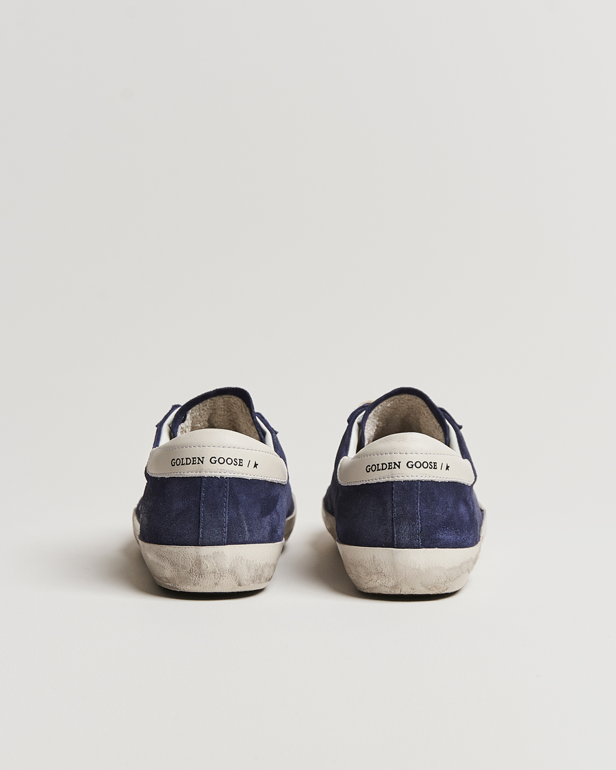 Herren | Golden Goose Deluxe Brand Super-Star Sneaker Navy/White | Golden Goose | Deluxe Brand Super-Star Sneaker Navy/White