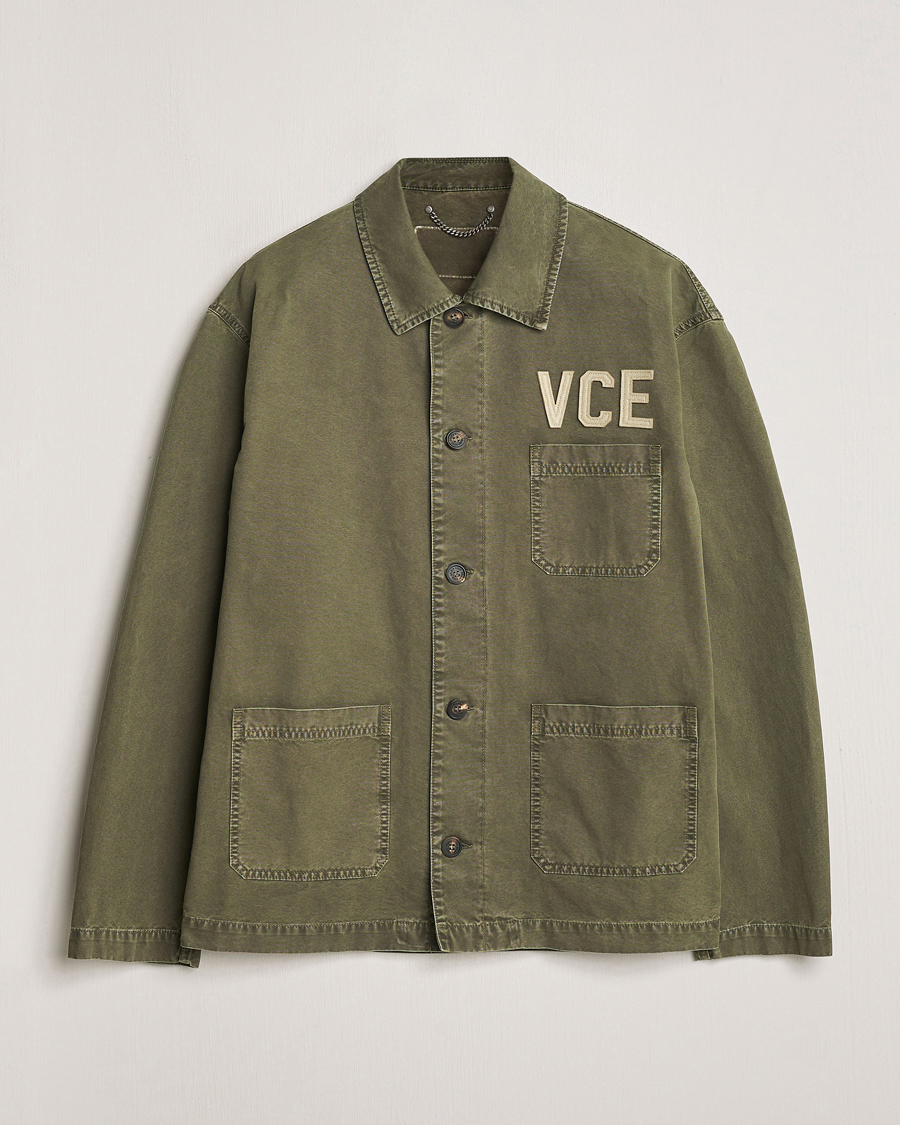 Herren | Jacken | Golden Goose | Deluxe Brand Garment Dyed Work Shirt Military Green