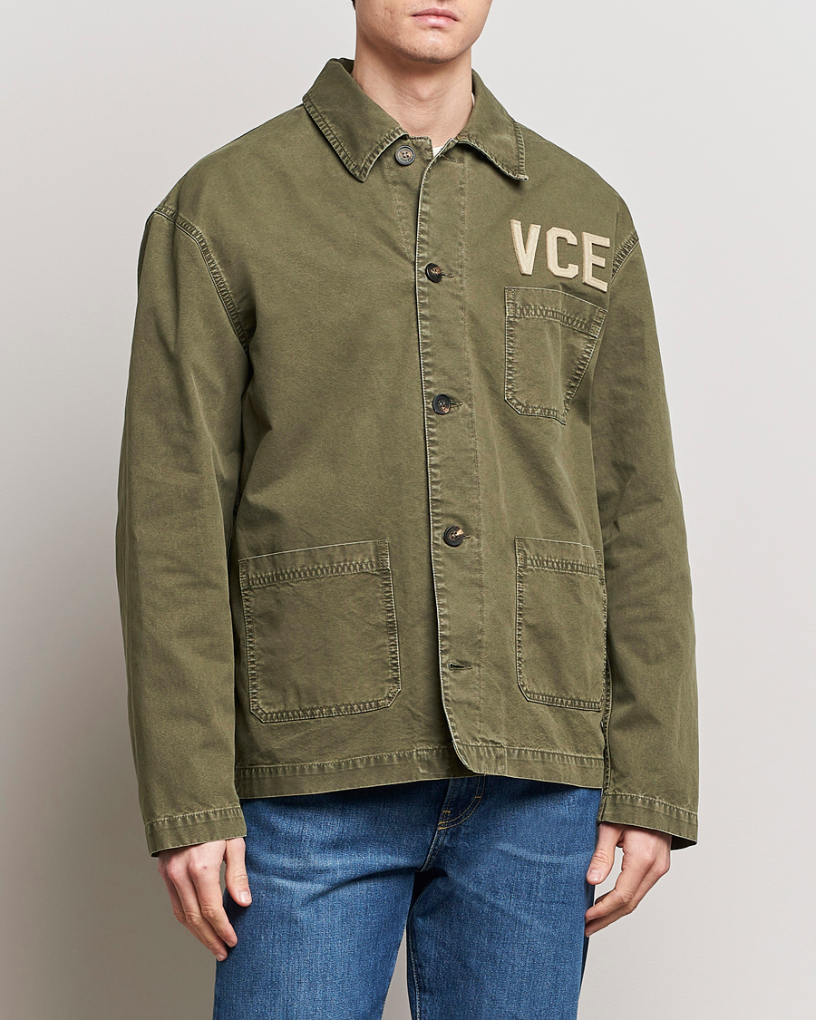 Herren | Jacken | Golden Goose | Deluxe Brand Garment Dyed Work Shirt Military Green