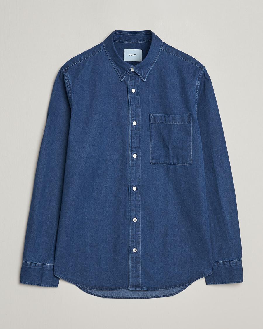 Herren | Hemden | NN07 | Cohen Denim Shirt Blue