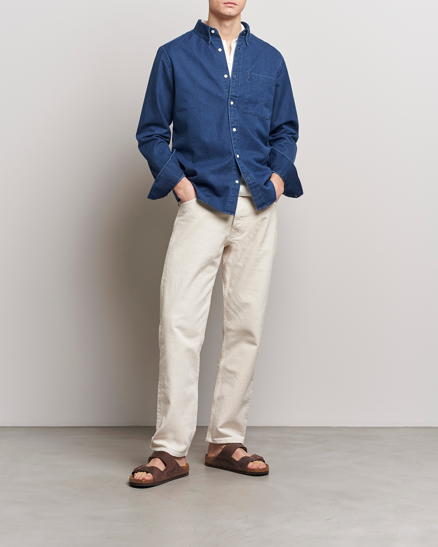 Herren | Hemden | NN07 | Cohen Denim Shirt Blue