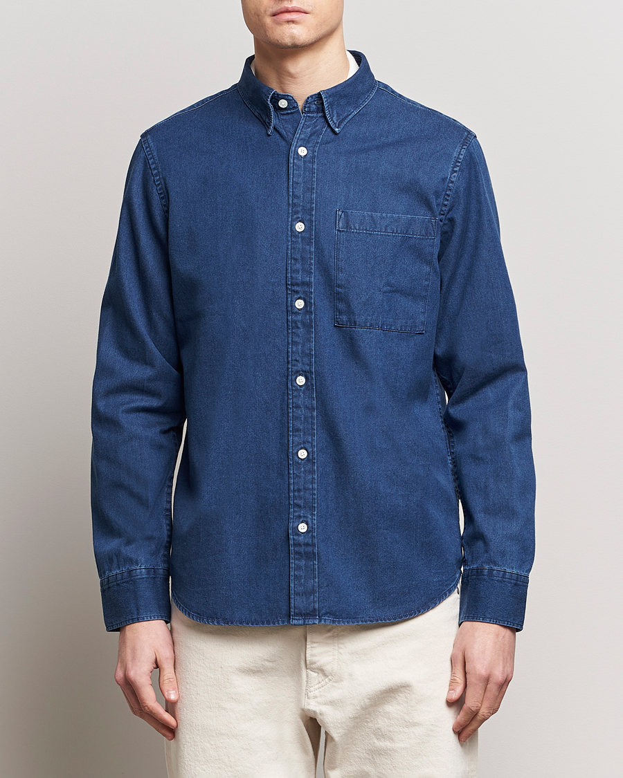 Herren | Hemden | NN07 | Cohen Denim Shirt Blue