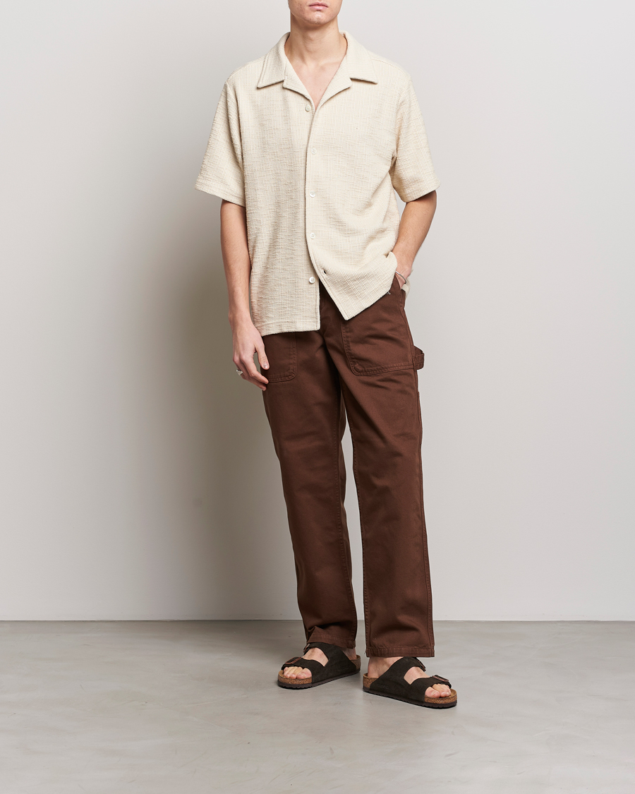 Herren | Hemden | NN07 | Julio Short Sleeve Shirt Ecru