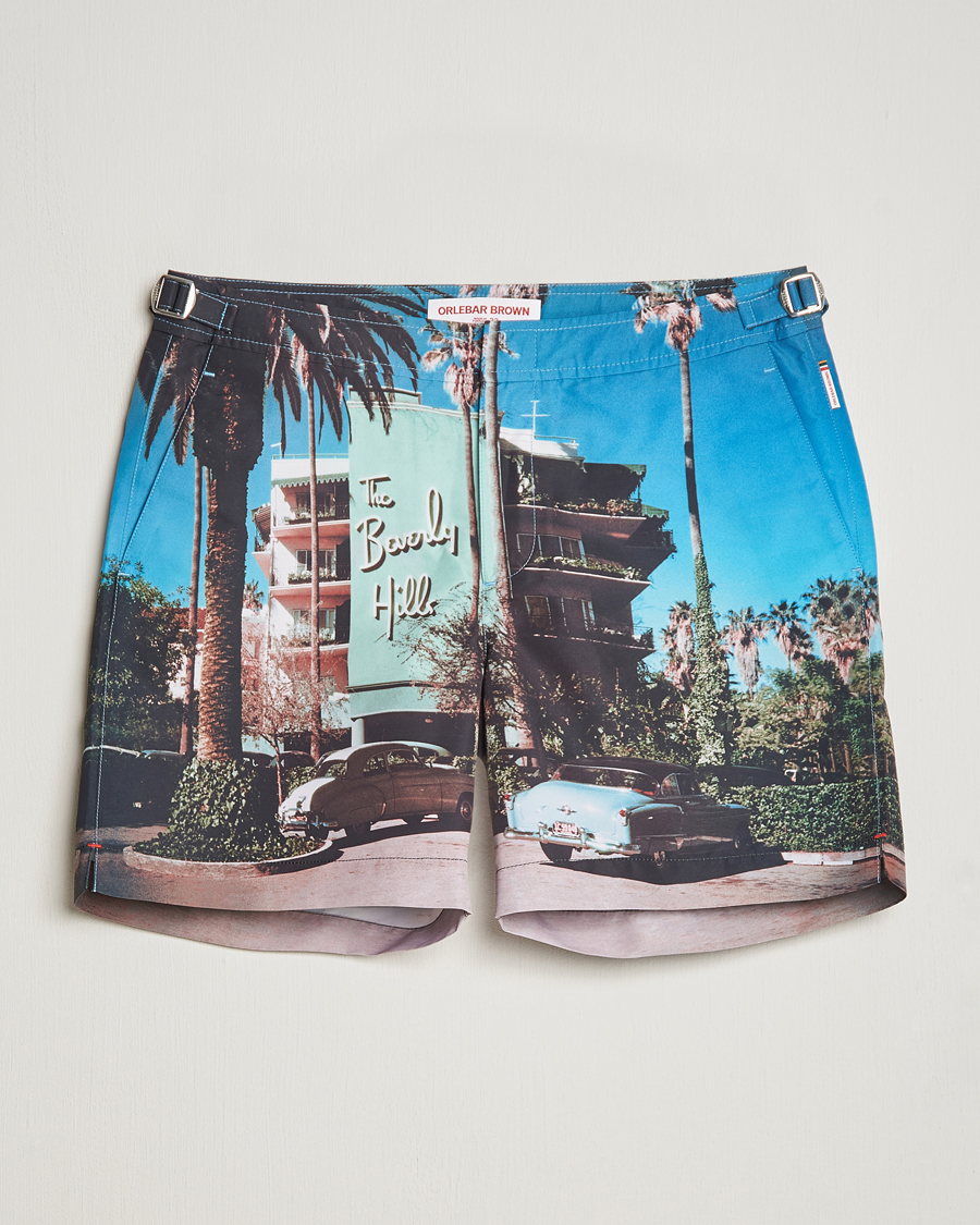 Herren | Badehosen | Orlebar Brown | Bulldog Photographic Swimshorts Beverly Hills