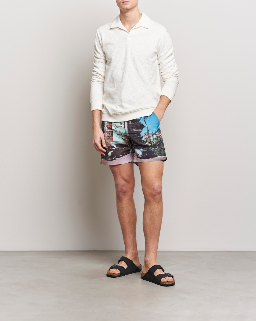 Herren | Badehosen | Orlebar Brown | Bulldog Photographic Swimshorts Beverly Hills