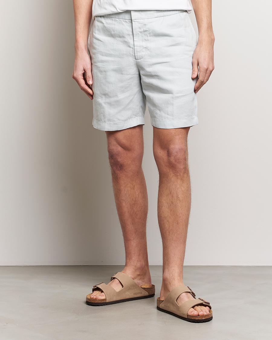 Herren | Kleidung | Orlebar Brown | Cornell Linen Shorts White Jade