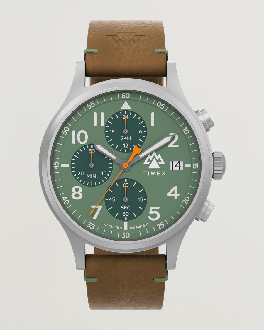 Herren | Timex Expedition North Sierra Chronograph 42mm Green Dial | Timex | Expedition North Sierra Chronograph 42mm Green Dial