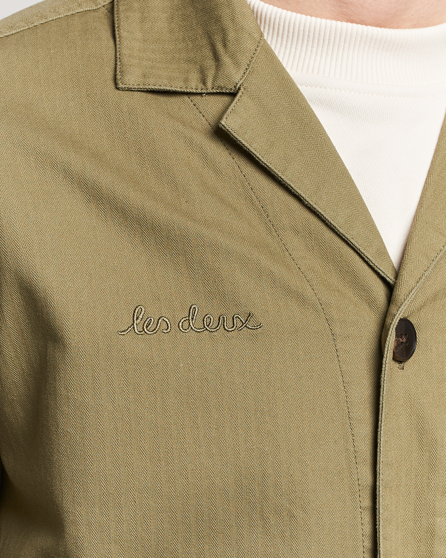 Herren | Hemden | LES DEUX | Lester Fatigue Shirt Surplus Green