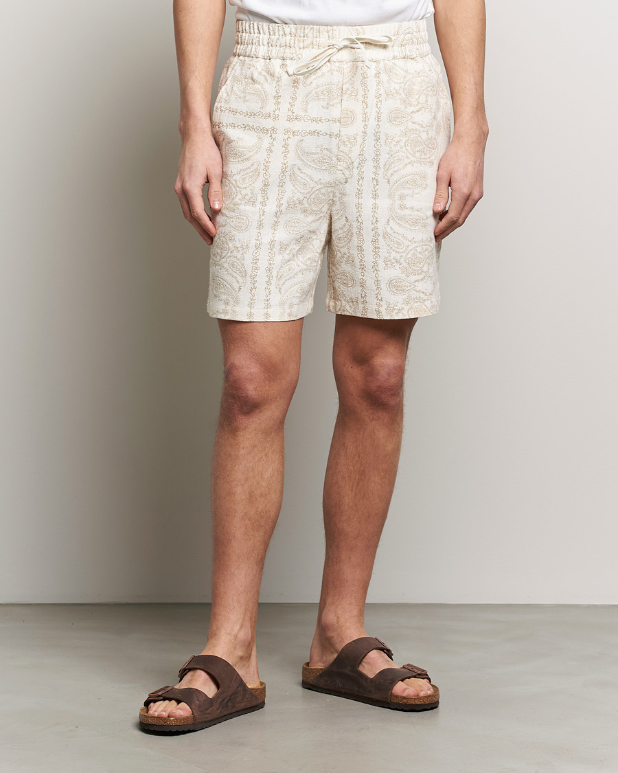 Herren | Shorts | LES DEUX | Lesley Paisley Shorts Light Ivory