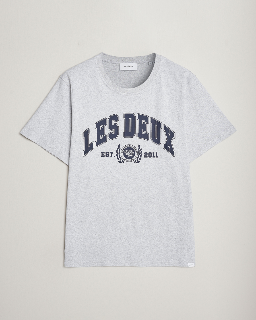 Herren | T-Shirts | LES DEUX | University T-Shirt Snow Melange