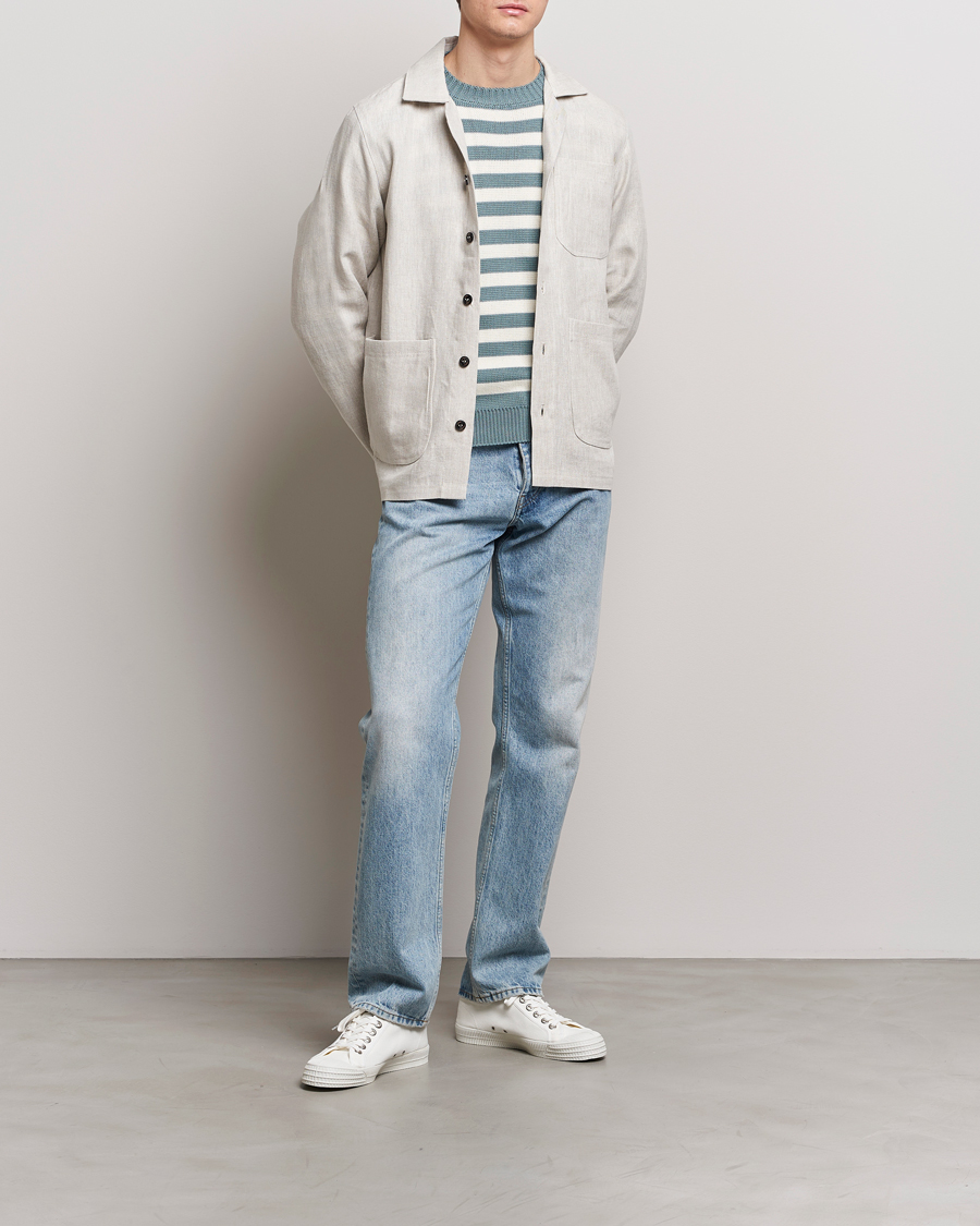 Herren | Hemden | Peregrine | Grange Linen Shacket Natural