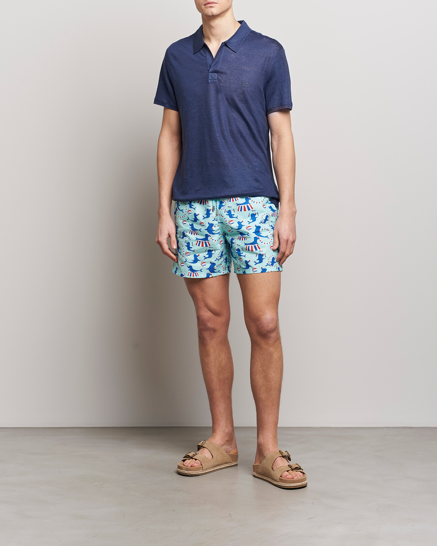 Herren | Badehosen | Vilebrequin | Moorea Printed Swimshorts Thalessa