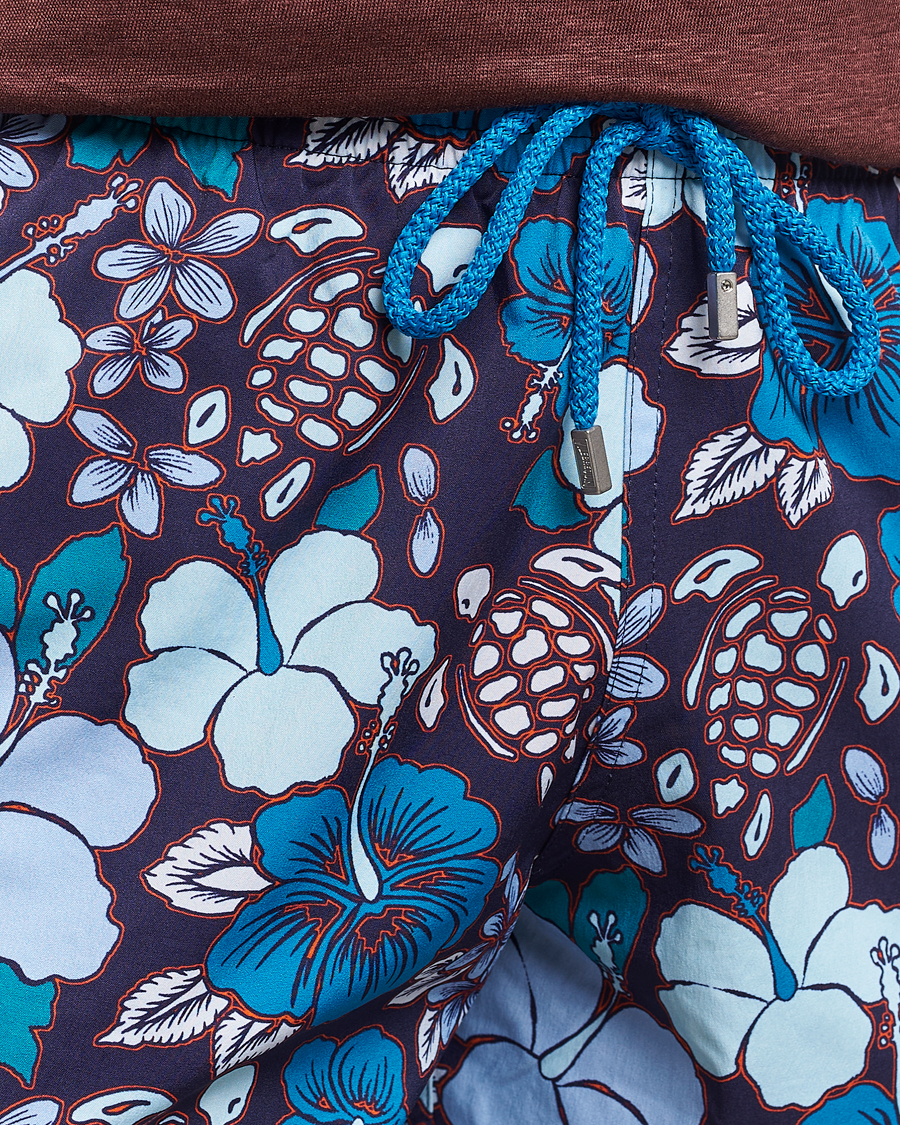 Herren | Badehosen | Vilebrequin | Moorise Printed Swimshorts Minuit