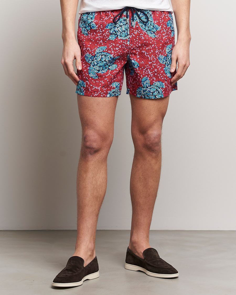 Herren | Badehosen | Vilebrequin | Moorea Printed Swimshorts Merlot
