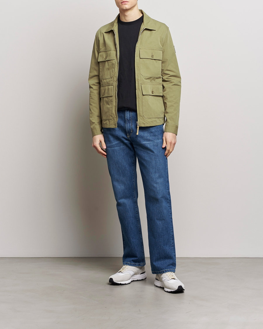Herren | Jacken | Belstaff | Dalesman Cotton Field Jacket Aloe