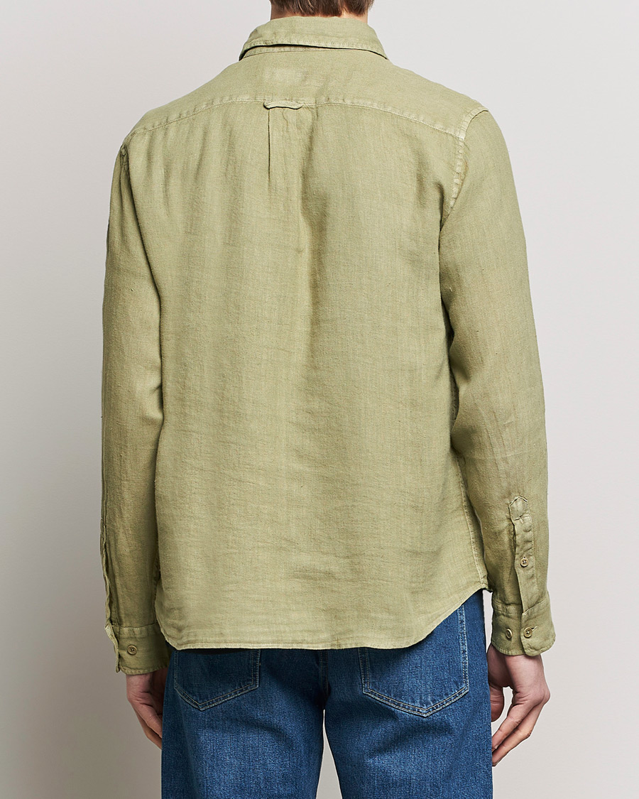 Herren | Hemden | Belstaff | Scale Linen Pocket Shirt Aloe