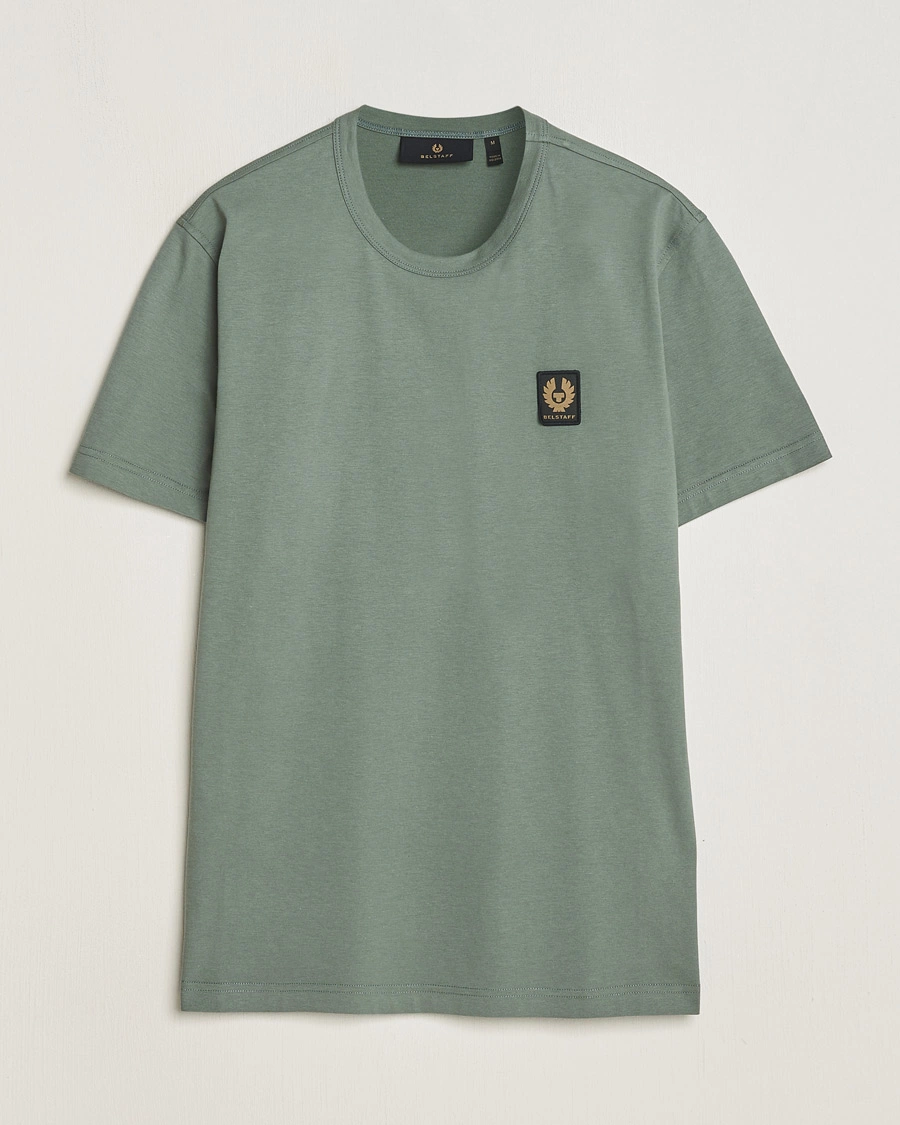Herren | T-Shirts | Belstaff | Cotton Logo T-Shirt Mineral Green