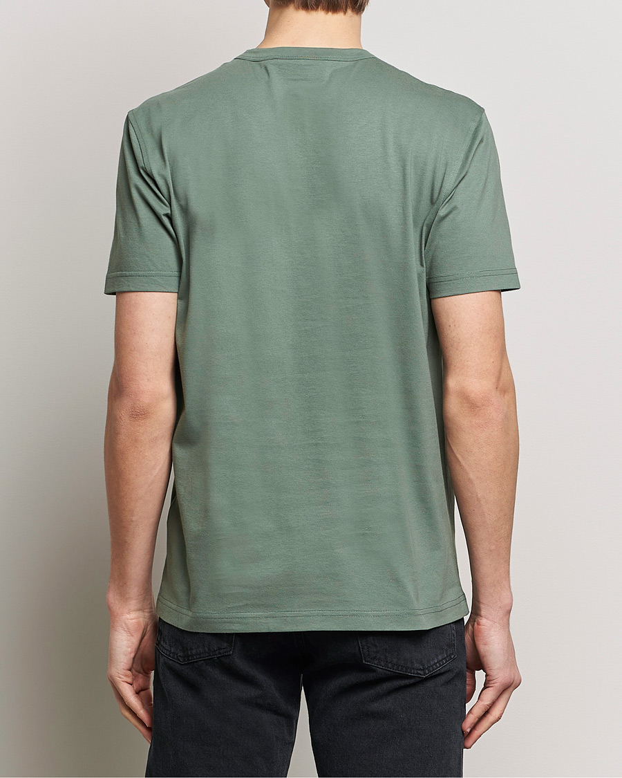 Herren | T-Shirts | Belstaff | Cotton Logo T-Shirt Mineral Green