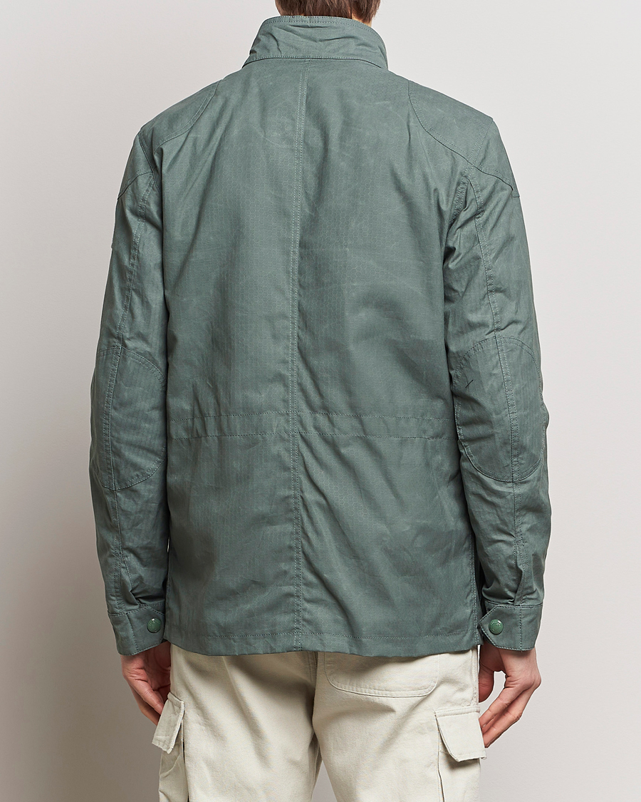 Herren | Jacken | Belstaff | Landsport Dry Wax Fieldmaster Mineral Green