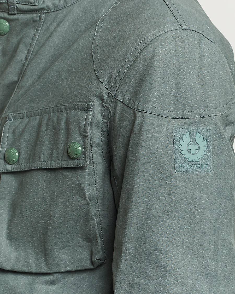 Herren | Jacken | Belstaff | Landsport Dry Wax Fieldmaster Mineral Green