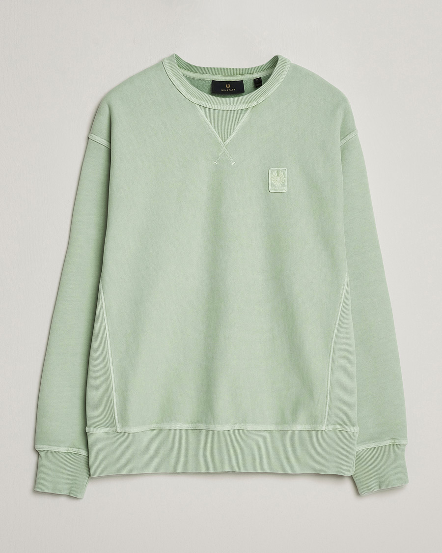 Herren | Pullover | Belstaff | Outliner Cotton Crew Neck Echo Green