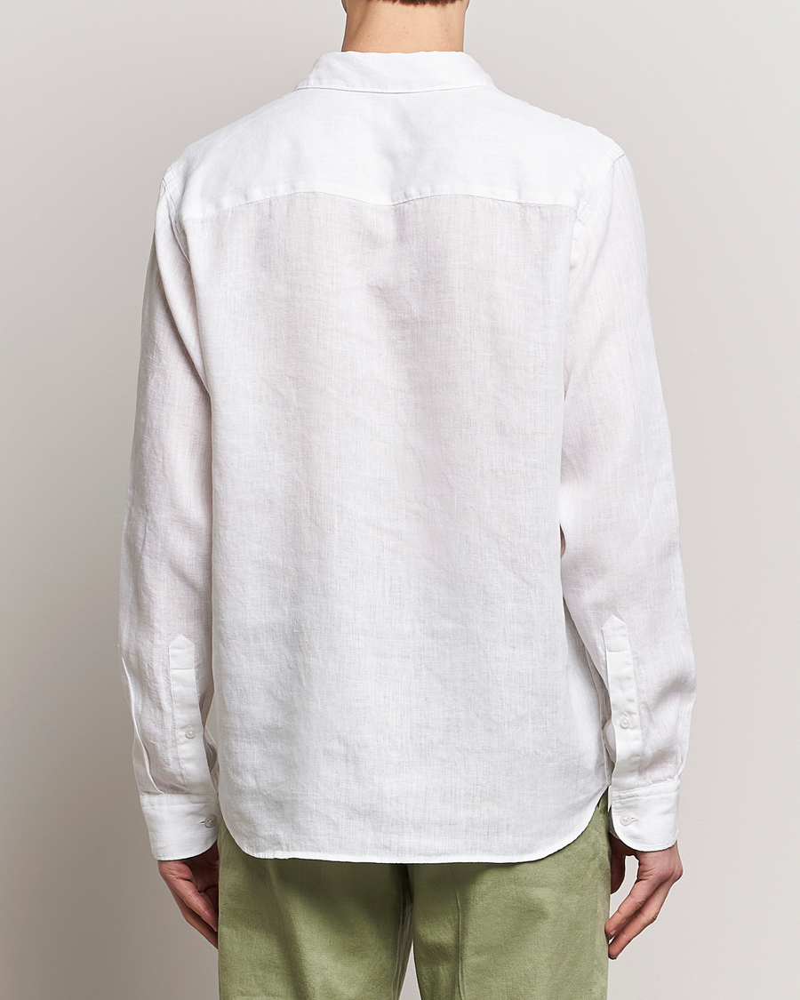 Herren | Hemden | J.Lindeberg | Regular Fit Clean Linen Shirt White