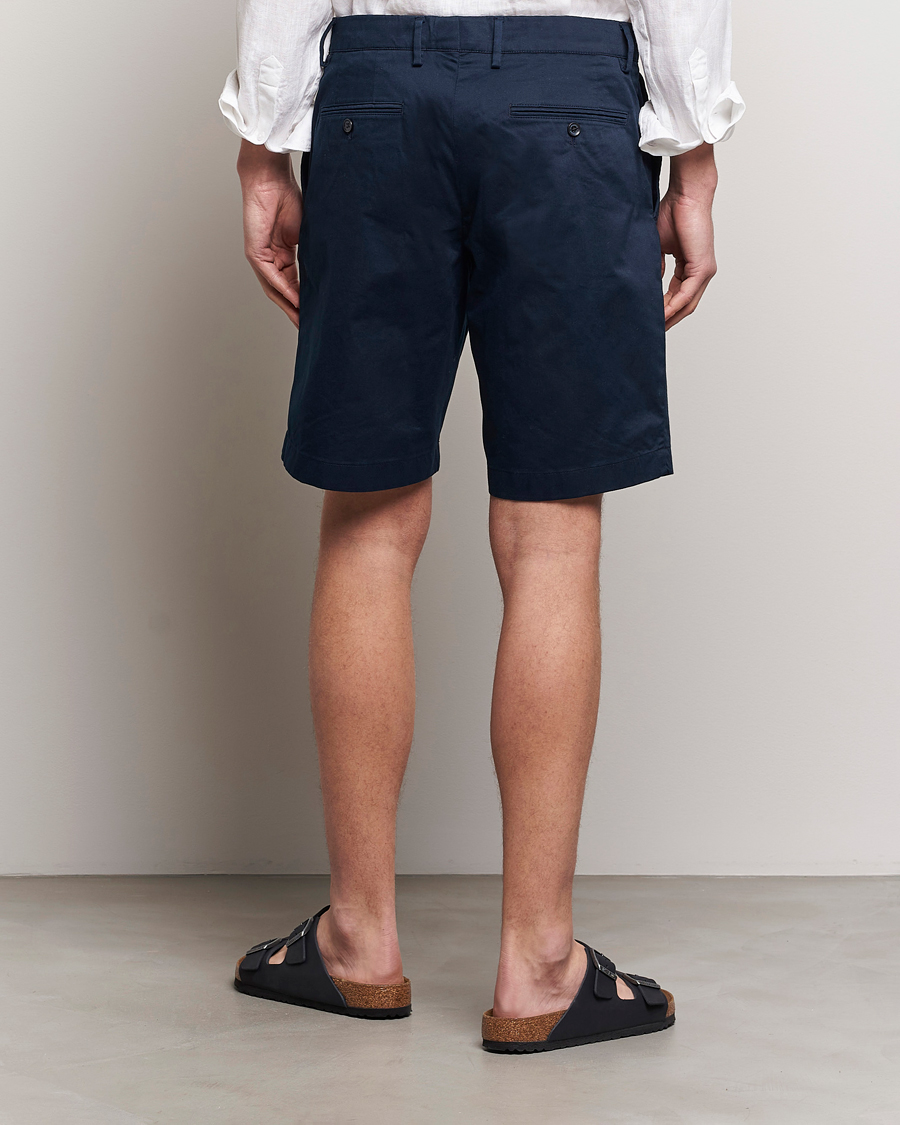 Herren | Shorts | J.Lindeberg | Nathan Cloud Satin Shorts Navy