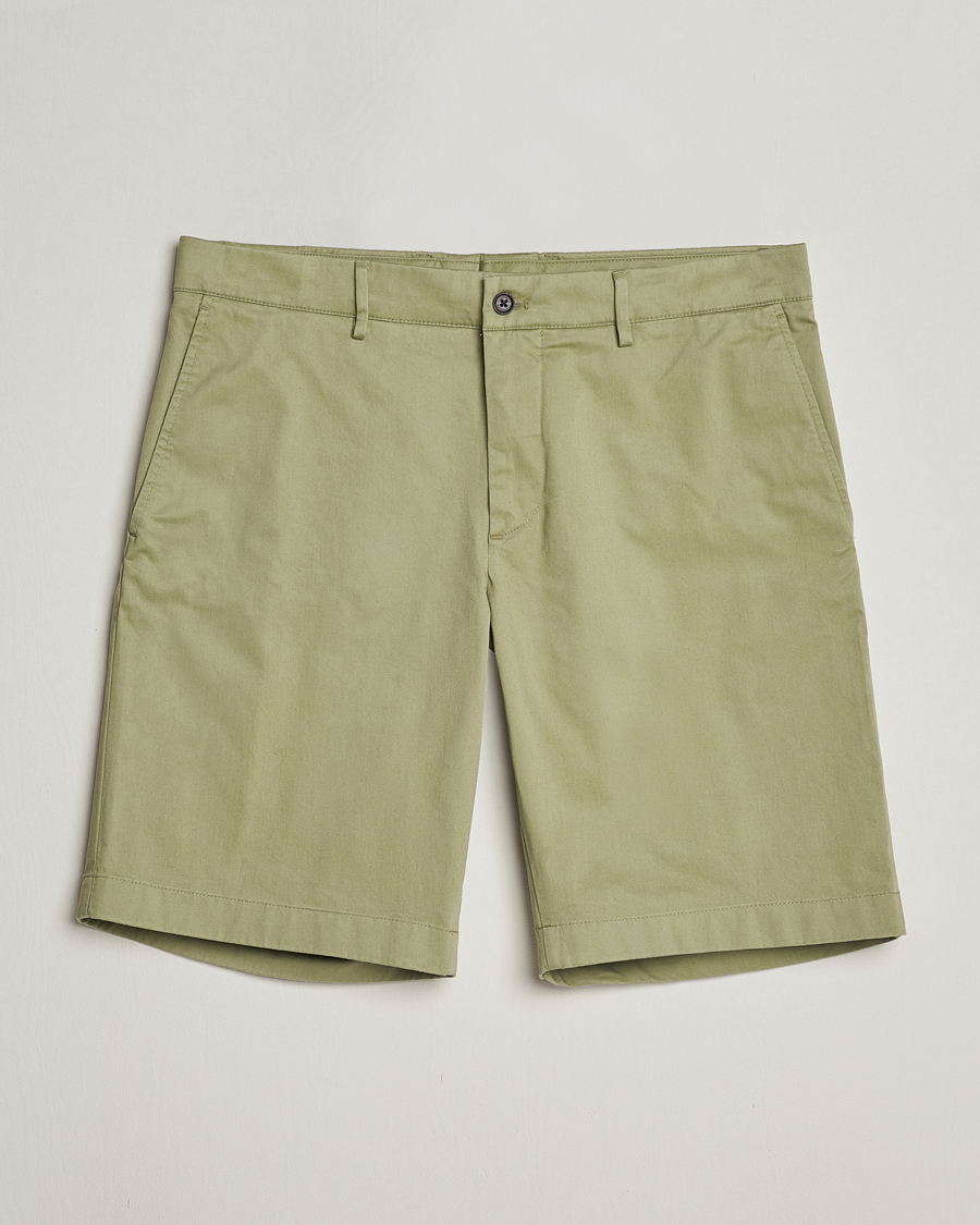 Herren | Shorts | J.Lindeberg | Nathan Cloud Satin Shorts Oil Green